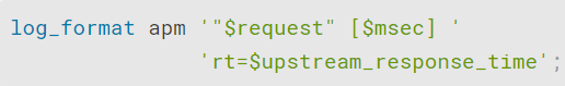 Nginx Log Format